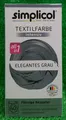 1x Simplicol TEXTILFARBE ELEGANTES GRAU färbt Rückstandsfrei intensive Farben