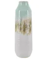 Blumenvase aus Steinzeug 30 cm bunt hoch Dekoration Glamourös Modern Byblos