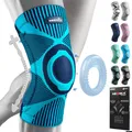 NEENCA Kniestütze, Komprimierte Kniebandage mit Patella Gel Pads & Feder Seitenstabilisatoren, Medizinischer Knieschützer für Laufen, Meniskusriss, Arthritis, Gelenkschmerzlinderung, ACL, Erholung
