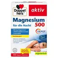 2x DOPPELHERZ Magnesium 500 für die Nacht Tabletten 100 ST