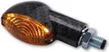 HIGHSIDER smart Cateye Glühlampen Mini-Blinker Gehäuse Schwarz / Linse Rauchgrau (Paar), Vorn & Hinten