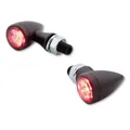 HIGHSIDER smart Sixteen Bullet LED Rück-, Bremslicht, Blinker Schwarz/Getönt 3in