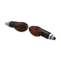 Blinker Highsider Smart Cateye kurz, Carbon, Glas Getönt, E-geprüft, 12V/21W