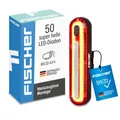 Fahrrad Rücklicht FISCHER Batterie LED-Rückleuchte Stab mit Universalhalterung