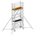 Layher Rollgerüst ZIFA P2 Safety Plus mit Doppelgeländer und ausziehbaren Gerüststützen 5,61m AH