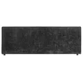 IDIMEX Kopfteil ELOWA 160cm in schwarz - gepolstertes Headboard mit hochwertigem Stoffbezug weich, Bettrückwand, gemütliches Bettkopfteil