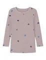 Name IT Mädchen Nmfnutti Ls Top Noos, Burnished Lilac, 122/128 cm