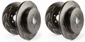 EBC Bremsscheiben Carbon Vorne+Hinten für Honda Civic 7 (EU, EP)