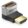 HDMI Adapter Stecker Verbinder 270° Gewinkelt ALU 8K@60Hz 4K@120Hz ARC HDR10+