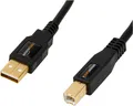 AmazonBasics USB 2.0 Kabel mit Drucker Typ A auf Typ B Anschlüssen 3 m