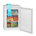 Bomann® Gefrierschrank | 85 Liter Nutzinhalt | Gefrierschrank klein mit 3 Gefrierschubladen u. Eiswürfelschale | Mini Fridge mit stufenloser Temperaturreglung | Türanschlag wechselbar | GS 2186.1 weiß