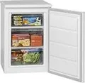 Bomann Gefrierschrank GS 2186.1 | 85L | 3 Schubladen | stufenlos regelbar | Energieklasse E | weiß, E (Spektrum A bis G)