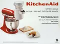 KitchenAid 5KSMSFTA Sieb mit digitaler Waage,Küchenmaschinenzubehör,Sifter+Scale
