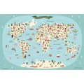 CoverYourDesk Schreibtischunterlage World Map (60 x 40 cm) (C07_20_91_003)