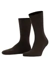 FALKE Unisex Socken Walkie Light U So Wolle Funktionsmaterial einfarbig 1 Paar, Braun Dark Brown 5450, 37-38