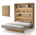 yourhouse24 Schrankbett Bed Concept Vertikal Gästebett Eiche Artisan 90/120/140/160/180cm