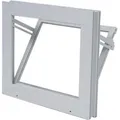 WOLFA Mehrzweck Kipp-Fenster PLUS Kunststoff weiß 400x400 mm mit Isolierglas - Weiß