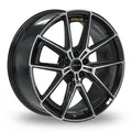 1x PROLINE PF25 FORGED black polished 8.5Jx20 5x112 ET45