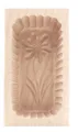 Holz-Butterform Buttermodel eckig Ahorn für 250g Butter Model Form Ahorn Blume