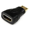 StarTech.com HDMI auf HDMI Mini-Adapter - Buchse/Stecker - Video- / Audio-Adapter - HDMI - HDMI, 19-polig (W) - Mini-HDMI, 19-polig (M) - Schwarz (HDACFM)