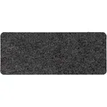 ANRO Schuhparkplatz Fußmatte rutschfest Fußabtreter Schmutzfangmatte Indoor Sauberlaufmatte schmal Abtropfmatte für Eingang Uni Schwarz 30 x 75 cm