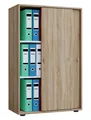 VCM Aktenschrank Büroschrank Aktenschrank Schiebetüren Lona 3fach (1-St)