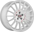 ALUFELGE OZ Racing SUPERTURISMO WRC 7x18 4x108 ET 20 RACE WHITE RED LETTERING