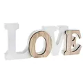 6828 Tafelaufsatz "Love", Holz, Weiß und Natur, 1 Stück