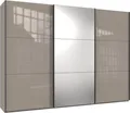 Wimex Kleiderschrank Indiana by fresh to go, wahlweise mit oder ohne Spiegel (INKLUSIVE Innenausstattung und Selbsteinzug für die Türen) große Breiten250 oder 300cm, mit oder ohne Glasfront, Made in Germany