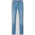 Brax Slim Fit Jeans mit Eingrifftaschen Modell 'Chuck' in Hellblau, Größe 40/36