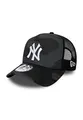 New Era Kinder Camo Essential KTD 9Forty Trucker Cap NY Yankees Grau Camouflage, Size:Toddler