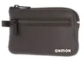 oxmox Leather Keyholder Schlüsselmäppchen Pure 2.0 Metal Square Brown Neu