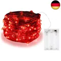 BOLWEO LED Lichterkette, 10Ft/3M 30Leds Weihnachtsschnur- Outdoor String