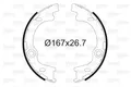 VALEO Bremsbackensatz, Feststellbremse 564186 für HYUNDAI KIA