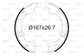VALEO 564186 Bremsbackensatz, Feststellbremse für KIA