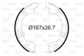 VALEO 564186 Bremsbackensatz, Feststellbremse für HYUNDAI,KIA