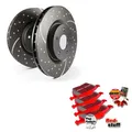 EBC B07 Bremsen Kit Hinten Beläge Scheiben für Skoda Octavia 4 (5E)