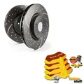 EBC B08 Bremsen Kit Hinten Beläge Scheiben für Audi A3 Q2 TT Golf Passat