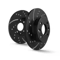 EBC Turbo Groove Disc Sportbremsscheibe EBC117425 für Seat Ateca Leon 2 Leon 3 L