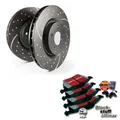EBC B05 Bremsen Kit Hinten Beläge Scheiben für Seat Leon (5F) Octavia