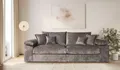 Home affaire Big-Sofa Soft&Cosy XL, B: 246 cm - OTTO. Verlässliche Qualität., Mega-Sofa, Cord oder Chenille-Struktur, mit Federkern & 4 Zierkissen