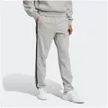 adidas Sportswear Sporthose M 3S SJ TO PT sportlicher Look mit 3-Streifen-Logo, aus Baumwolle und Polyester grau L