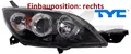 TYC 20-0859-05-2 Hauptscheinwerfer rechts Scheinwerfer Frontscheinwerfer