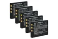 vhbw Akku passend für Yaesu VX-2E, VX-2, VX-1, VX-3, VR-160, VX-2R Akku Akku Li-Ion 1050 mAh (3,7 V, 5 St), Leistungsfähige Austausch-Akkus für Ihr Funkgerät, Walkie-Talkie