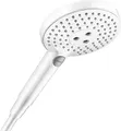 hansgrohe Duschkopf Raindance Select S 120 (Regendusche, 3 Strahlarten), Mattweiß