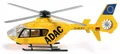 Siku 2539 Rettungs-Hubschrauber "ADAC" gelb Maßstab 1:55 NEU!  °