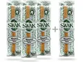 MISWAK Siwak, 100% Natur Zahnbürste, Zahnputzholz mit natürlichen Mineralstoffen und Gipskristallen für schonend saubere und weisse Zähne, klinisch getestet, 3 + 1 Set, (4 Stück, 9 - 15 mm dick) Vegan