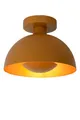 LUCIDE SIEMON - Deckenleuchte - Ø 25 cm - 1xE27 - Ockergelb