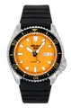 Seiko 5 Sport SKX Redux Silicone Strap Orange Zifferblatt SRPL89K1 Herrenuhr