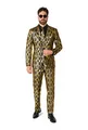OppoSuits Lustiger Partyanzug für Herren – glänzende Schlange – kompletter Anzug mit Jacke, Hose und Krawatte – Größe 50, Glänzende Schlange, 60